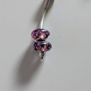 Purple Murano charms